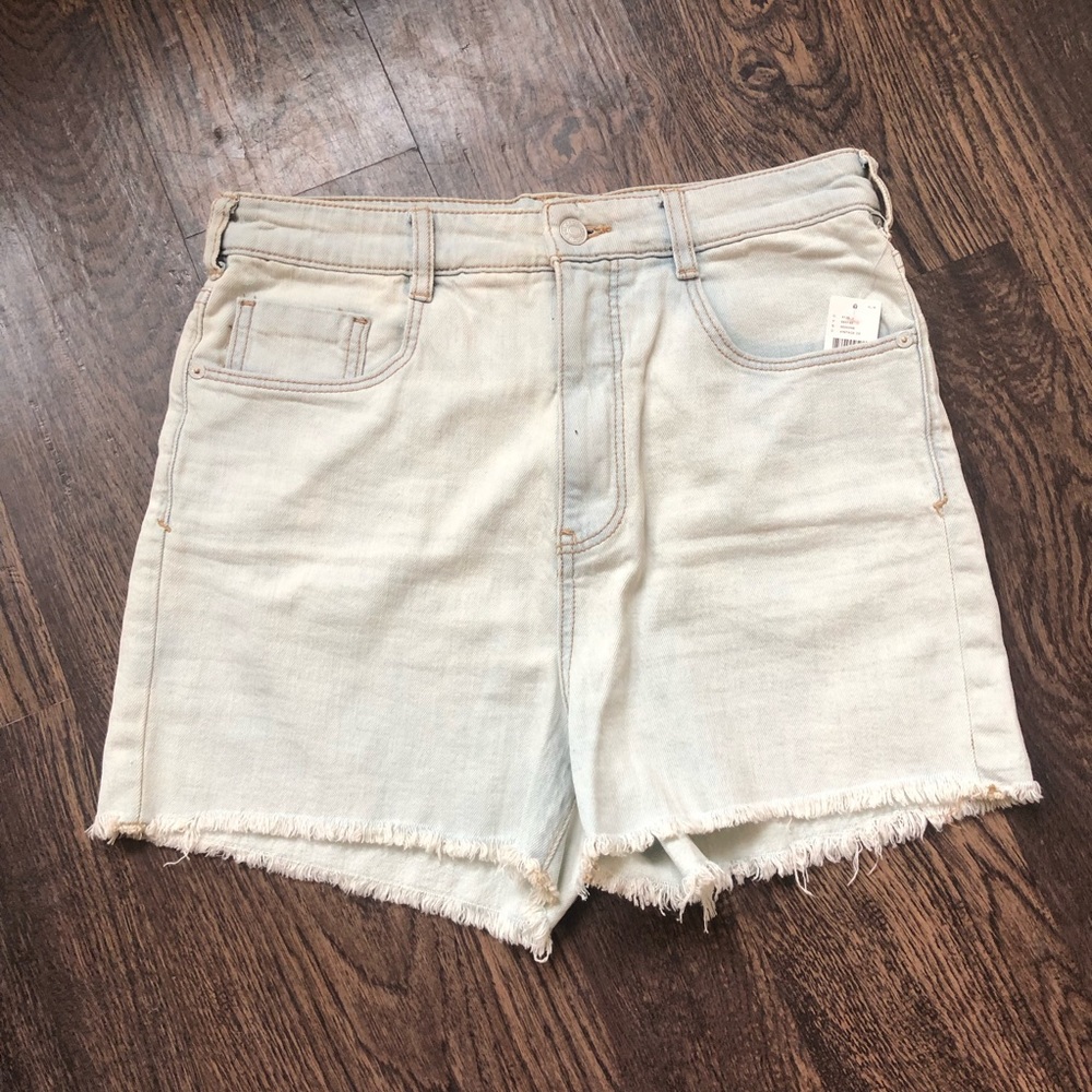 Anthropologie Pilcro High Waisted Denim Shorts